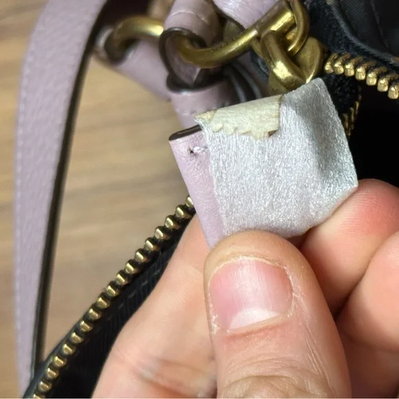 Coach Floral Crossbody Bag - Navy and Lavender - Picture 8 of 13